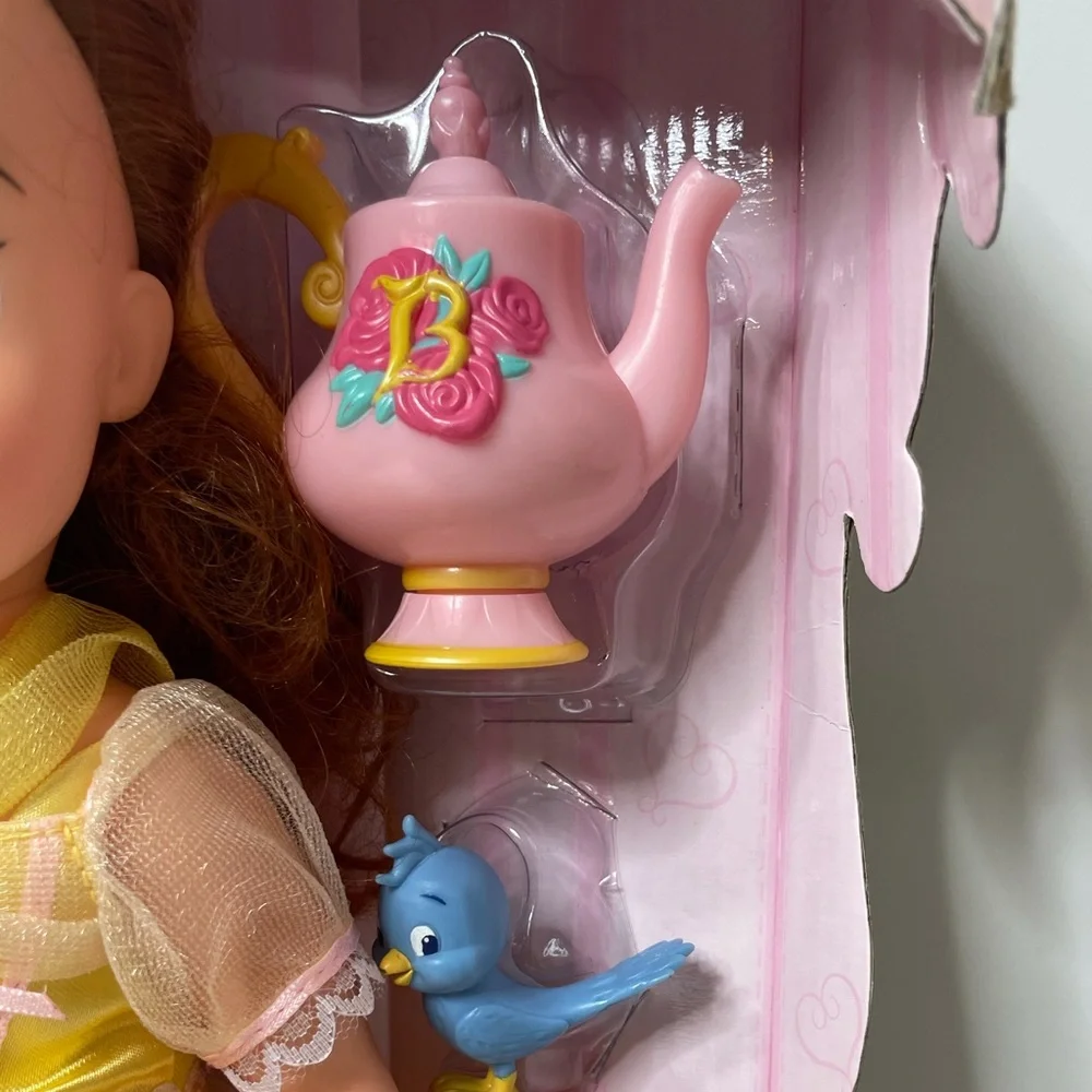 Rare Disney Belle Beauty & The Beast Doll Tea Party Before Once Upon A Time Y2K